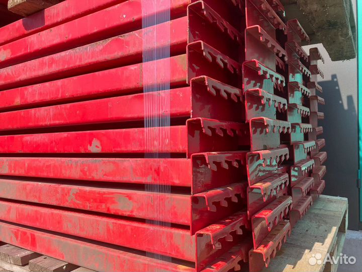 Стеллажи палетные балки рамы комплектующие бу
