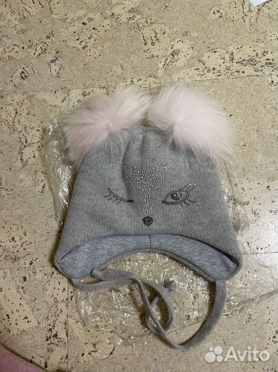 Шапка зимняя для девочки totti