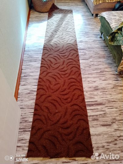 Ковролин остатки «Ронсе», 0,55x3, коричневый