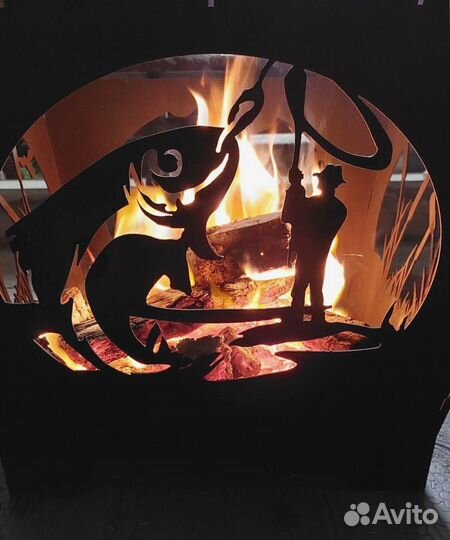 Костровая чаша квадратная с доставкой по РФ