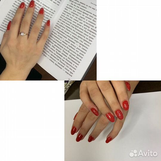 Маникюр, покрытие shellac, Наращивание, педикюр