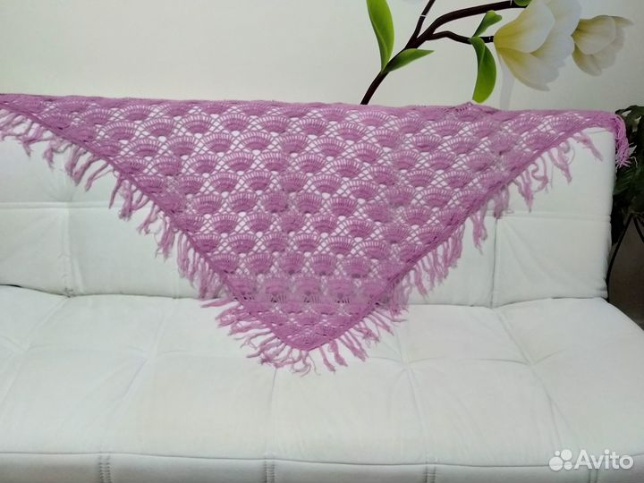 Шаль ажурная