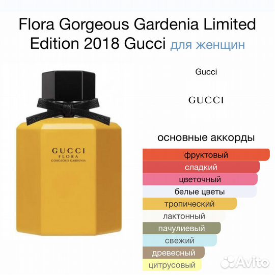 Духи Flora Gorgeous Gardenia Limited Edition 50мл