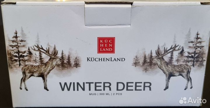 Kuchenland набор фарфоровых кружек