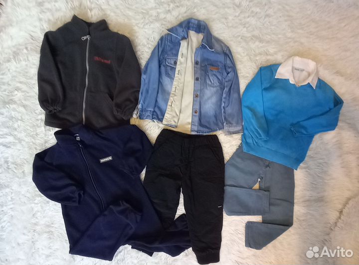 Пкет вещей для мальчика р.98