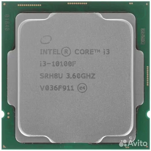 Процессор Intel Core i3 10100f