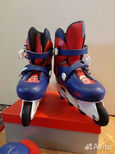 Роликовые коньки детские раздвижные