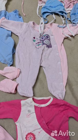 Одежда для новорожденных пакетом, на девочку, 56-6