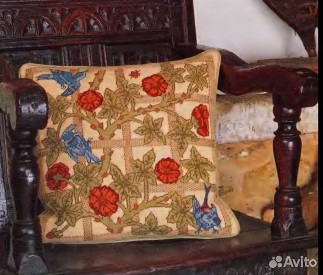 Сборник винтажных схем по вышивке William Morris