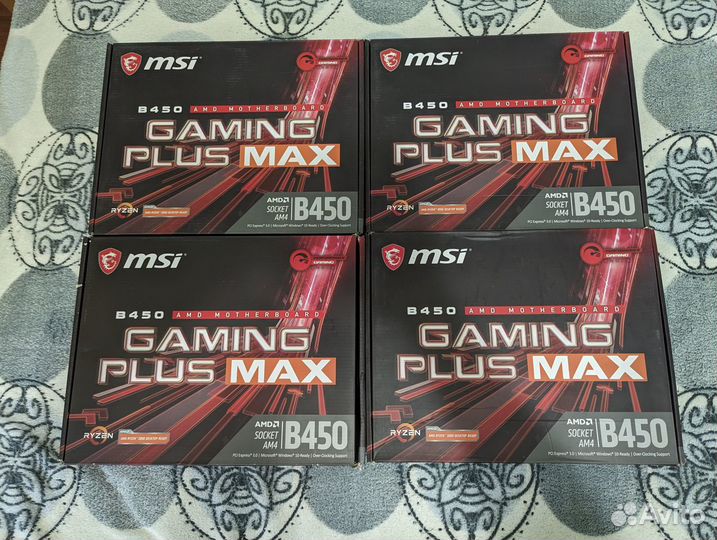 MSI B450 Gaming Plus MaX сокет AM4 в отличном сост