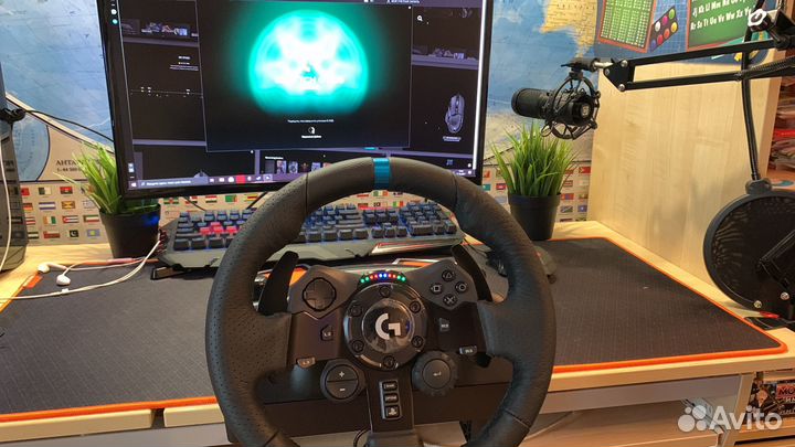 Игровой руль logitech g923