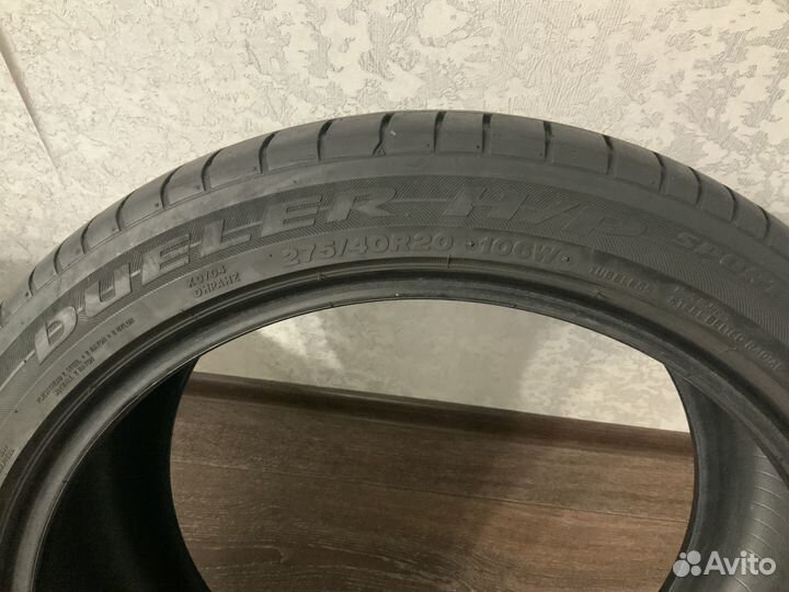 Bridgestone Dueler H/P Sport 275/40 R20 и 315/35 R20