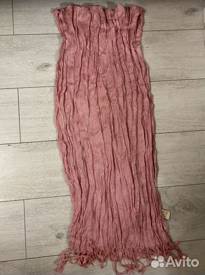 Шарф снуд mango и с люрексом