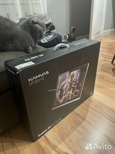 Графический планшет huion kamvas gt 220 v2