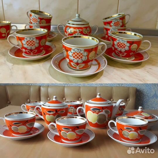 Чайный сервиз Полонное,Дулево,пролетарий