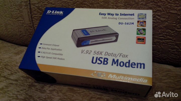 D-Link USB modem DU-562M (56K) новый раритет )