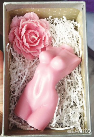 Свеча в подарочной коробке