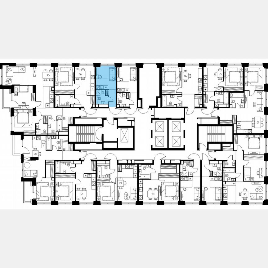 Квартира-студия, 16,9 м², 15/48 эт.