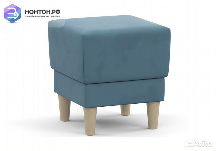 Пуф Айрин светло-бирюзовый