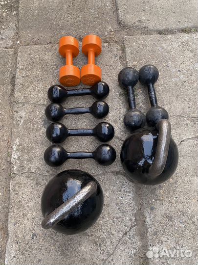 Гантели, Гири