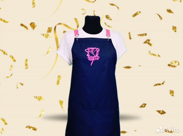 Фартук для флориста с логотипом