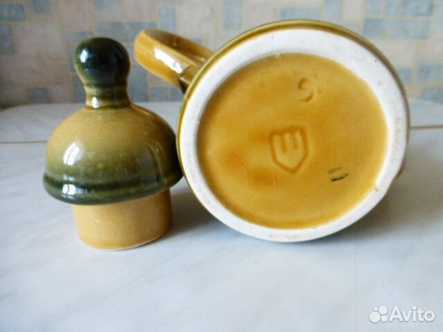 Винтажный фаянсовый чайник.Волгоградский ф/з