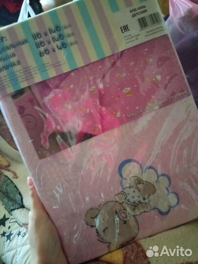 Детское постельное белье в детскую кроватку
