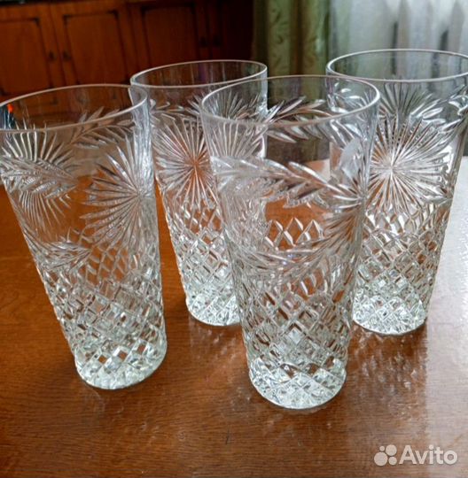 Хрустальные стаканы и рюмки СССР