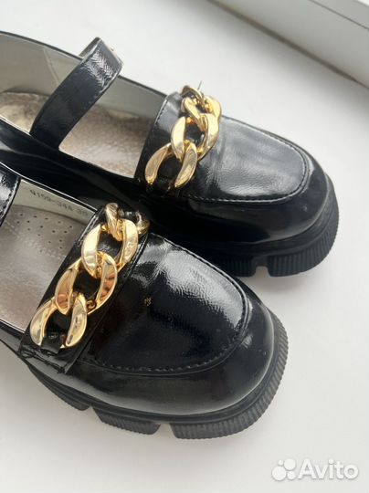 Туфли детские для девочки 35 на брони