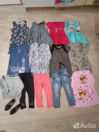 Одежда для девочки 3-4 года