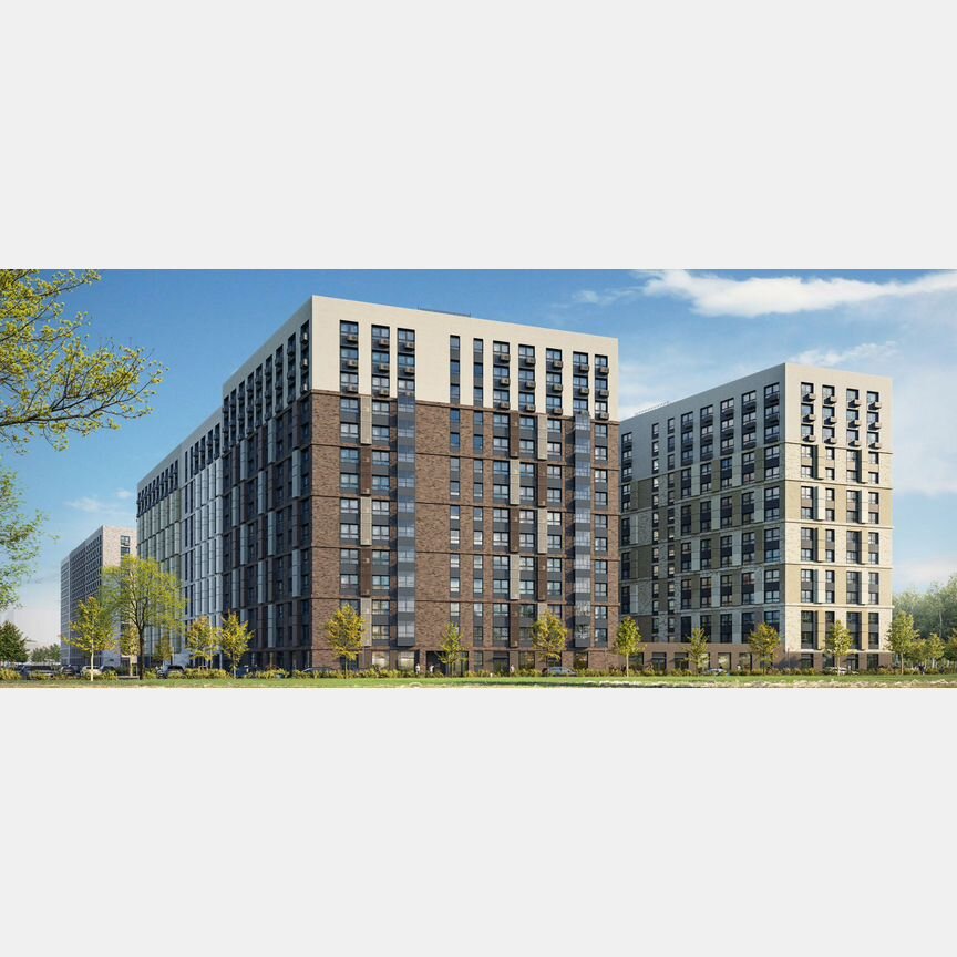 2-к. квартира, 68,4 м², 9/12 эт.