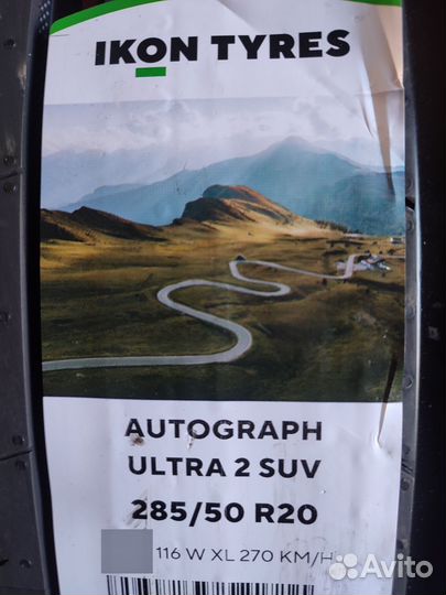 Ikon Tyres Autograph Ultra 2 SUV 285/50 R20
