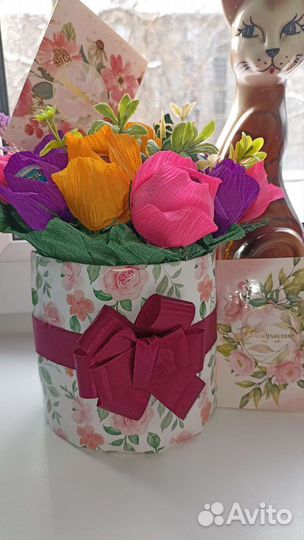 Сладкие букеты из конфет