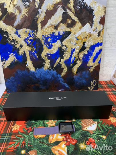 Часы apple watch 3 42mm nike