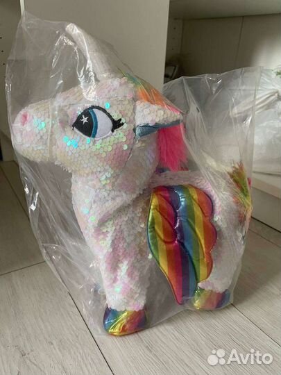 Игрушки мягкие Дракон Мишки Тедди Единорог Сюрприз