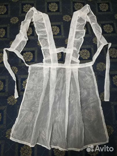 Фартук белый на последний звонок