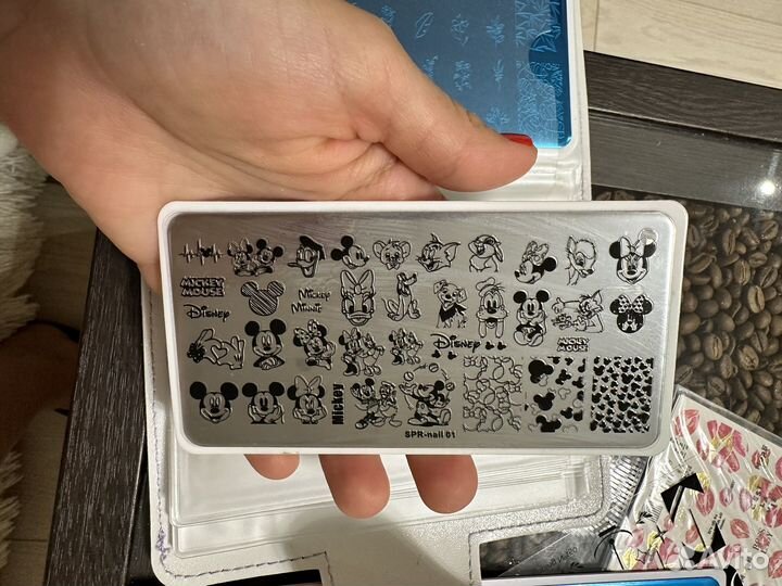 Набор для дизайна ногтей (стемпинг, наклейки)