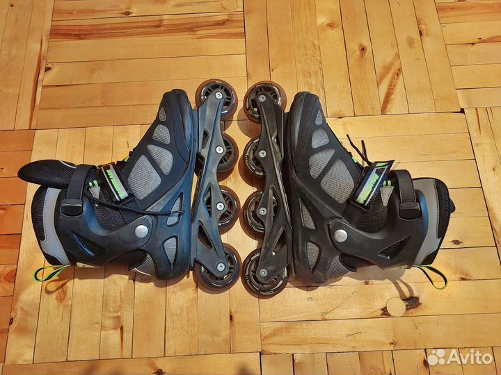 Ролики мужские Rollerblade+защита и чехлы. До 1.09