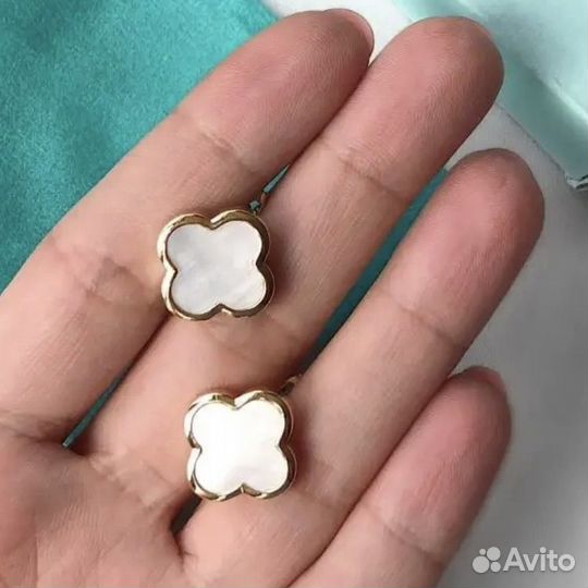 Серьги клевер