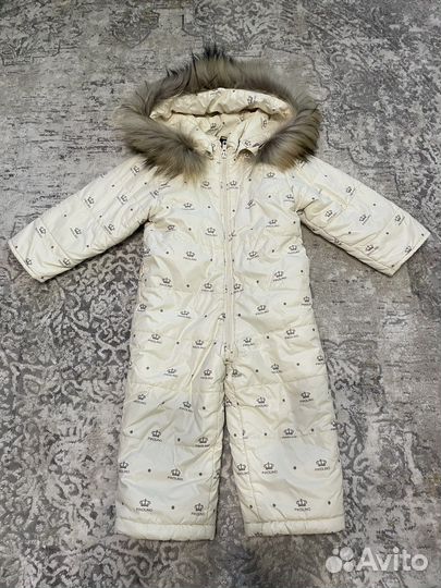 Детский зимний комбинезон на девочку Pikolino 86