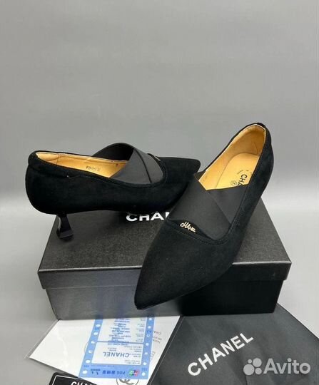 Туфли женские замшевые