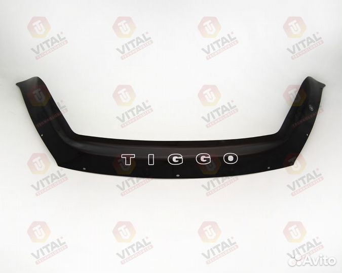 Спойлер капота (мухобойка) на Chery Tiggo 4