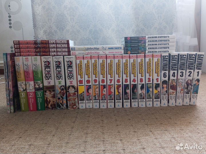 Книги Манга(Моя геройская академия,Бакуман и т. д)