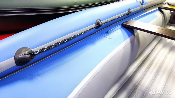 Лодка mishimo фемили про 400 синяя