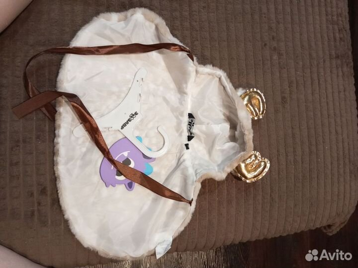 Шубка новогодняя для маленькой собаки или кошки