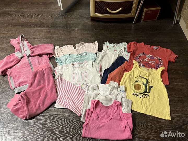 Пакет вещей на девочку 80-86