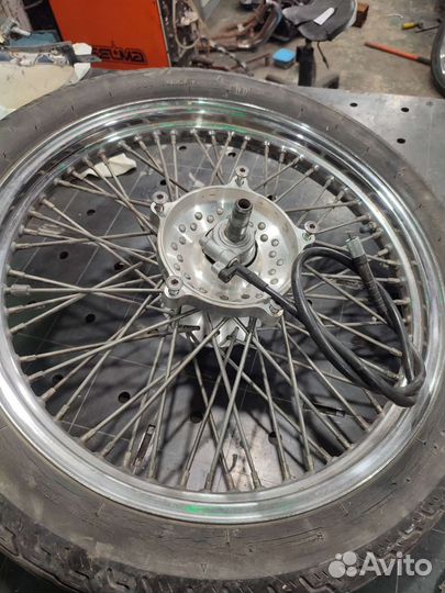 Колесо переднее honda steed 19