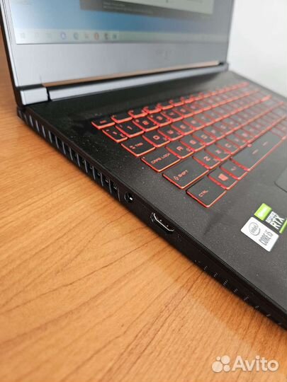Игровой ноутбук MSI GF65 RTX 3060/I5/8GB/512/144Hz