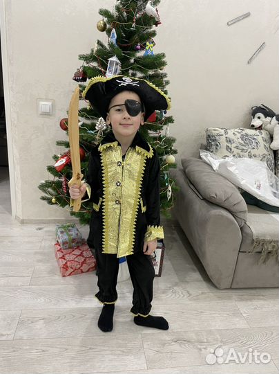 Прокат Костюм пирата для мальчика 5-7 лет