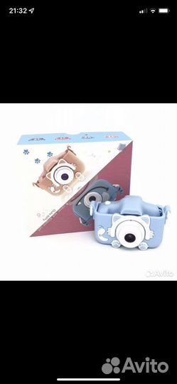 Детский фотоаппарат «Кошка»